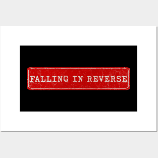 vintage retro plate Falling In Reverse Posters and Art